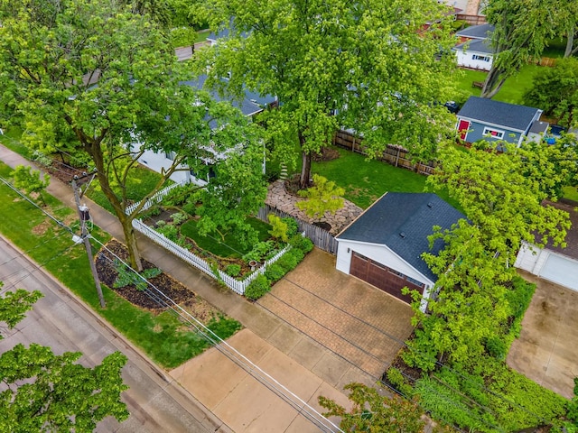 409 Cottage Ave, Glen Ellyn, IL 60137 - drone / aerial view