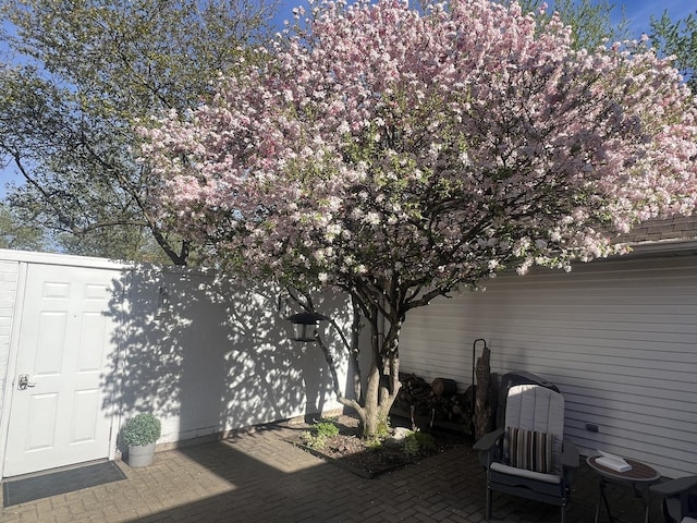 7 Hampton On Auburn Dr, Rolling Meadows, IL 60008 - wooden terrace featuring a patio area