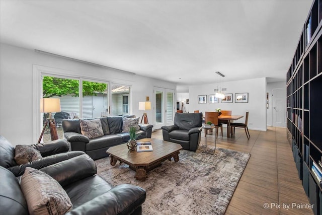 7 Hampton On Auburn Dr, Rolling Meadows, IL 60008 - living room with wood finished floors