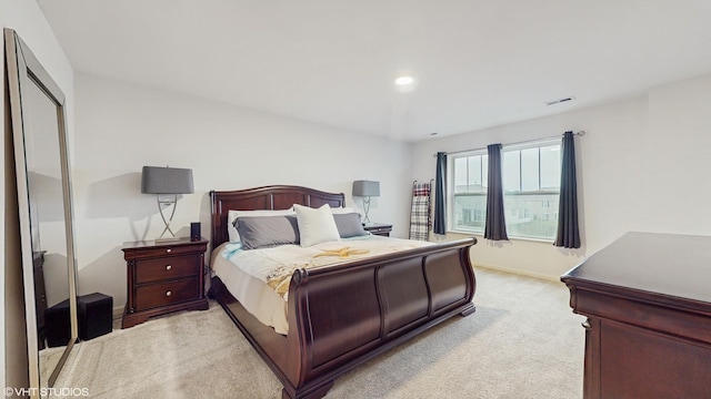 8506 Redbud Ct, Wonder Lake, IL 60097 - bedroom featuring light carpet, recessed lighting, and baseboards