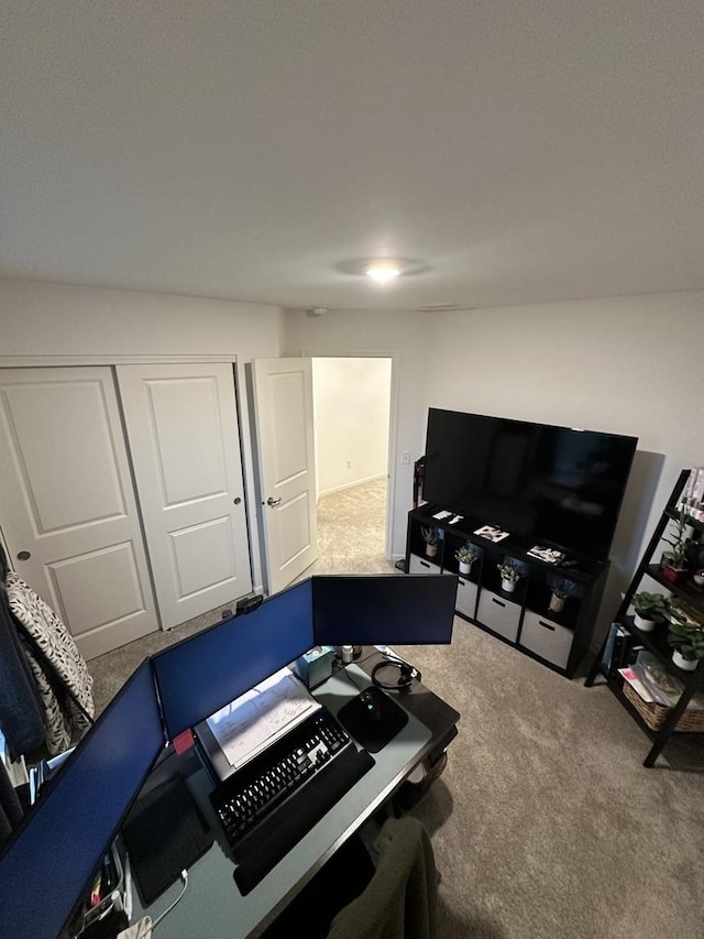 8506 Redbud Ct, Wonder Lake, IL 60097 - view of carpeted home office