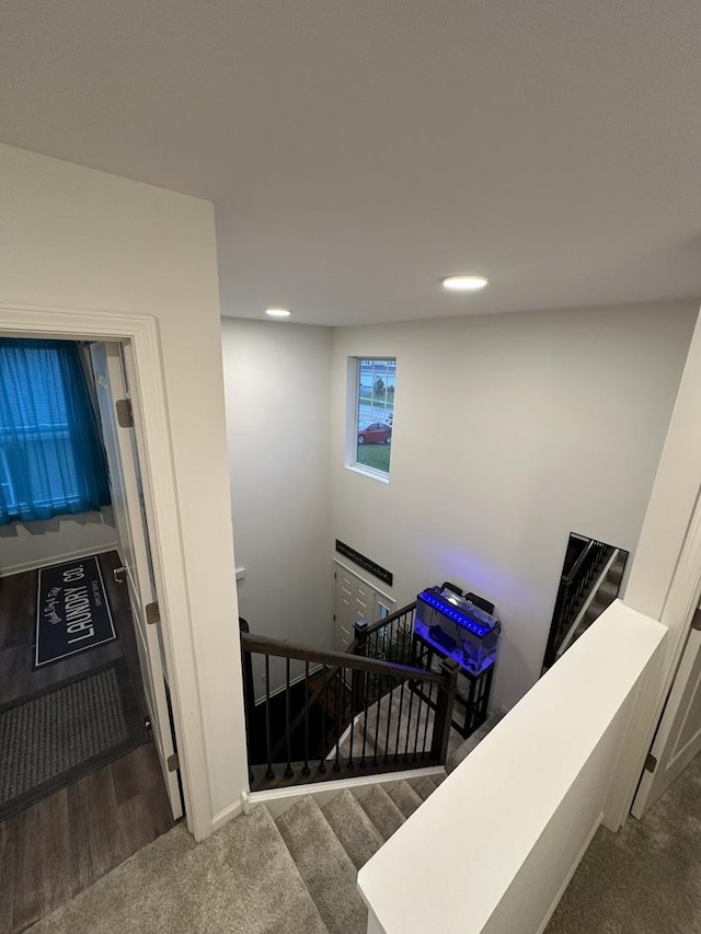 8506 Redbud Ct, Wonder Lake, IL 60097 - stairway with recessed lighting