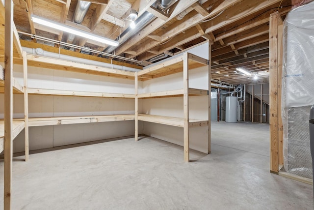 49 W Crabapple Ave, Cortland, IL 60112 - unfinished basement featuring water heater