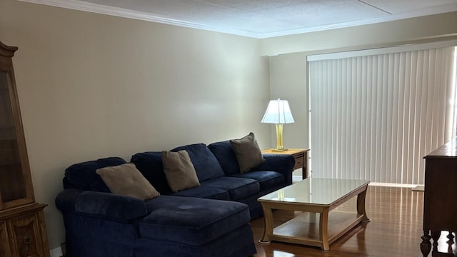828 Graceland Ave Unit 206, Des Plaines, IL 60016 - living room featuring crown molding