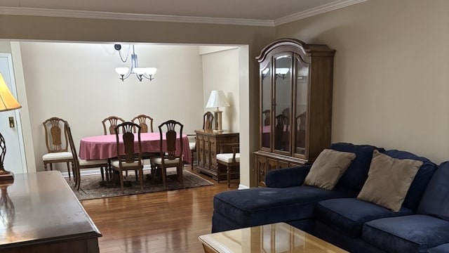 828 Graceland Ave Unit 206, Des Plaines, IL 60016 - living room featuring dark wood-type flooring and ornamental molding