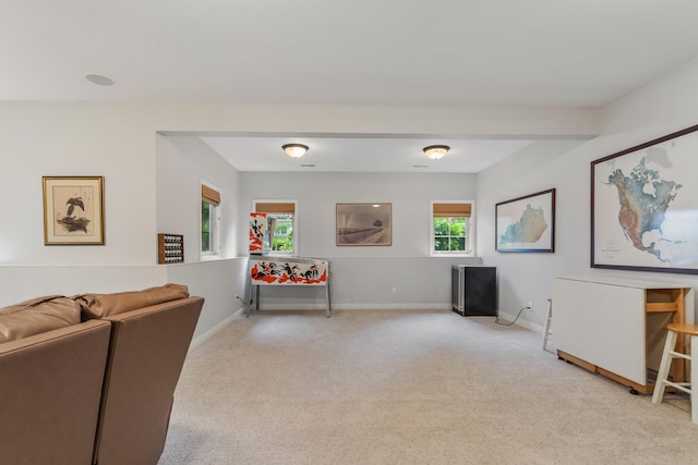 4804 Westborough Dr, Champaign, IL 61822 - living room featuring light colored carpet and baseboards
