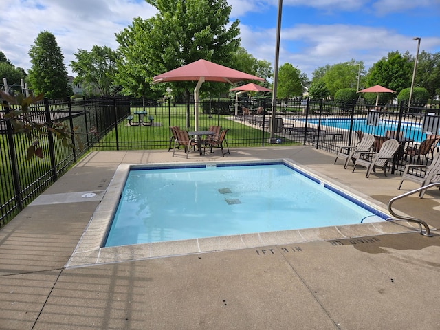 24316 W Bristol Ave, Plainfield, IL 60585 - community pool with a patio