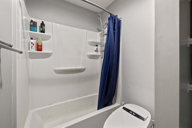 57 Huntcliff Ct, Fox River Grove, IL 60021 - bathroom with shower / bath combo and toilet