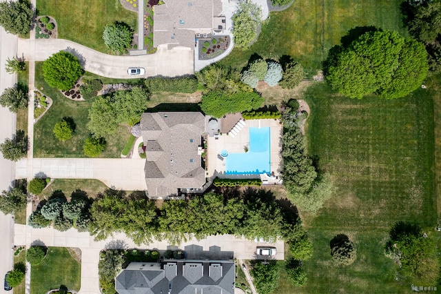 21359 Saddle Ln, Mokena, IL 60448 - drone / aerial view of a pool area