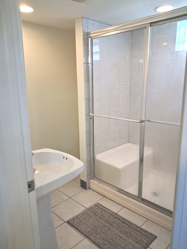 4607 Kolze Ave, Schiller Park, IL 60176 - full bath featuring tile patterned flooring and a shower stall