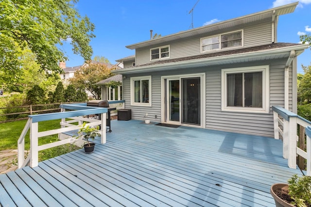 525 W Jackson St, Woodstock, IL 60098 - view of wooden deck