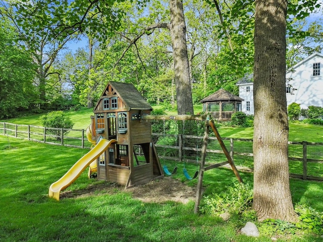 525 W Jackson St, Woodstock, IL 60098 - view of play area featuring a gazebo