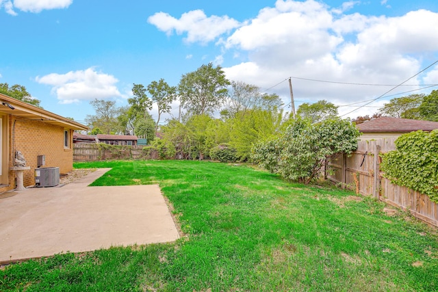 805 Grand Blvd, Joliet, IL 60436 - view of yard with a patio area and central air condition unit