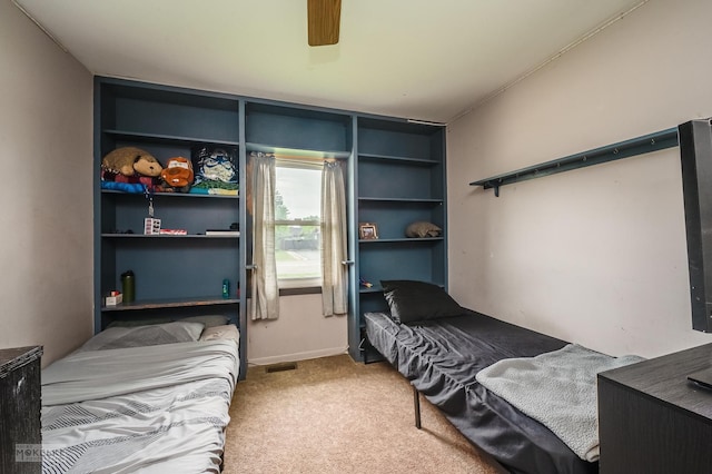 566 Ridge Ave, Elk Grove Village, IL 60007 - bedroom featuring carpet floors and a ceiling fan