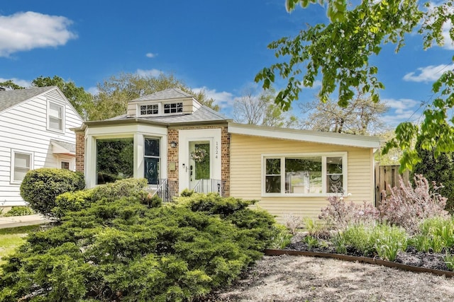 1524 Cleveland St, Evanston, IL 60202 - view of front of property with roof with shingles