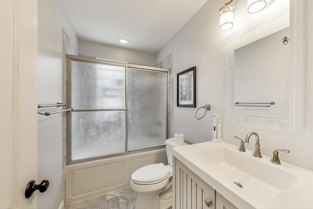 1524 Cleveland St, Evanston, IL 60202 - full bath featuring toilet, vanity, and enclosed tub / shower combo