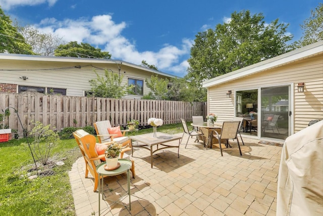 1524 Cleveland St, Evanston, IL 60202 - view of patio with outdoor dining area