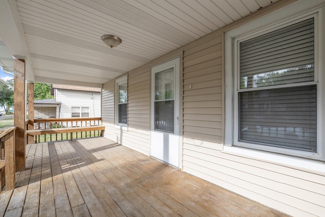 610 Clinton St, Lockport, IL 60441 - view of wooden porch