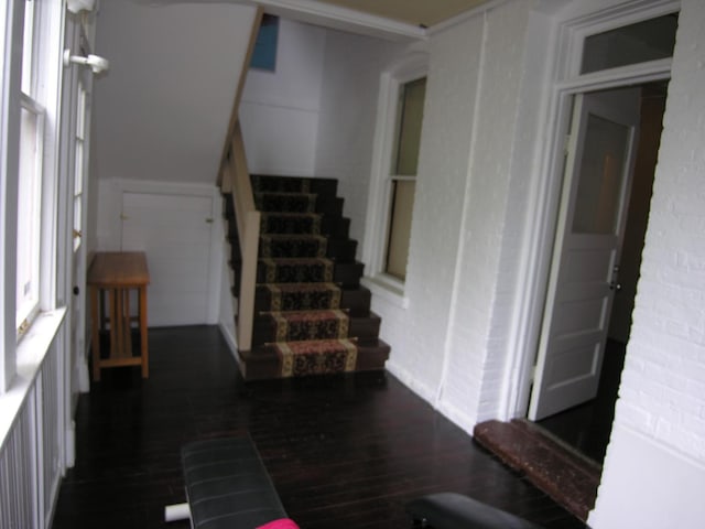 11333 S Langley Ave, Chicago, IL 60628 - stairs featuring wood finished floors