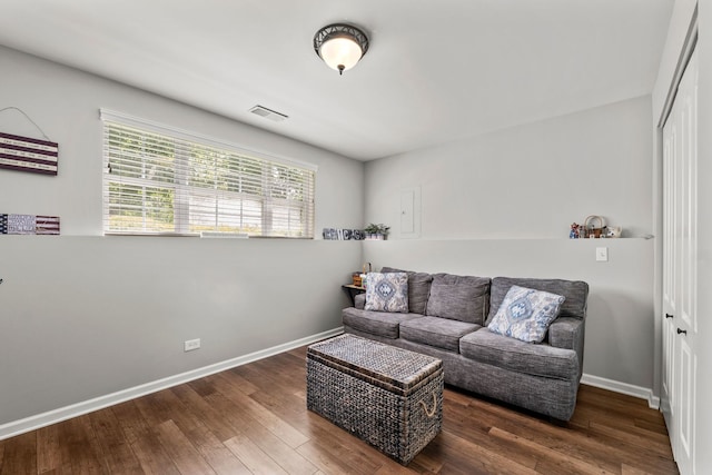 210 Station Park Cir, Grayslake, IL 60030 - living room with wood finished floors and baseboards