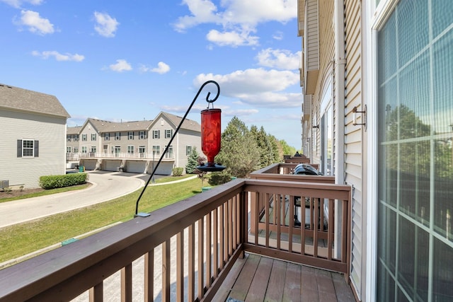 210 Station Park Cir, Grayslake, IL 60030 - deck featuring a residential view