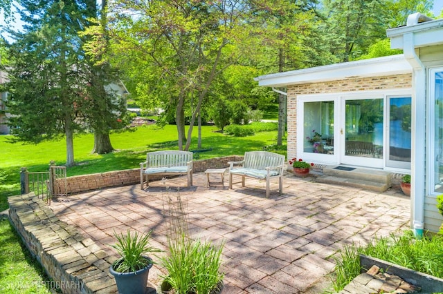 145 W Lake Shore Dr, Tower Lakes, IL 60010 - view of patio / terrace featuring entry steps