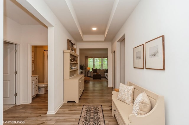 1200 Ardmoor Dr, Crystal Lake, IL 60012 - hall with light wood-style floors, recessed lighting, and baseboards