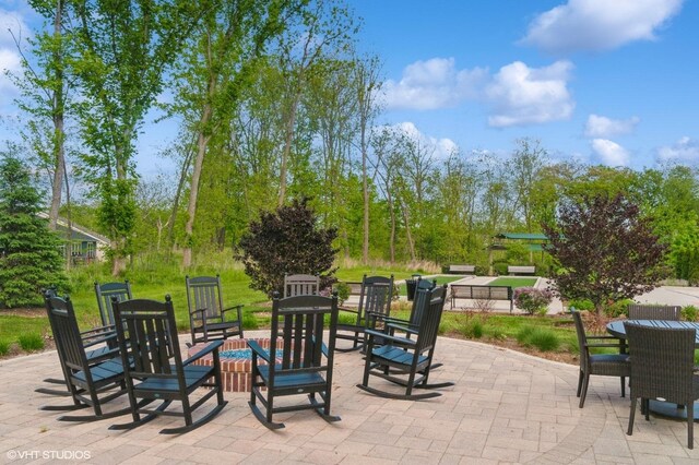 1200 Ardmoor Dr, Crystal Lake, IL 60012 - view of patio / terrace featuring outdoor dining area