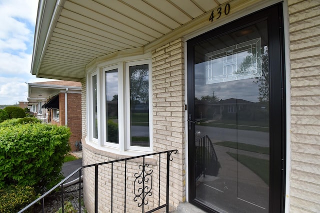 430 Marquette Ave, Calumet City, IL 60409 - doorway to property with brick siding