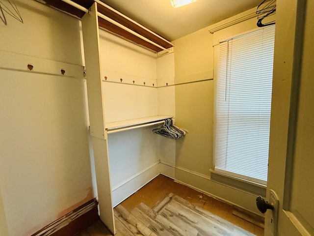 204 N Center St, Colfax, IL 61728 - walk in closet with wood finished floors