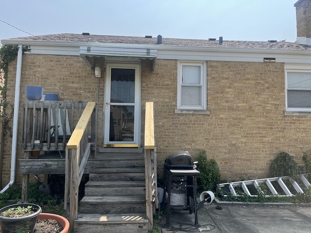 2256 S 15th Ave, North Riverside, IL 60546 - entrance to property with brick siding