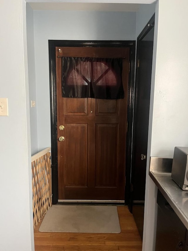 2256 S 15th Ave, North Riverside, IL 60546 - doorway to outside with wood finished floors