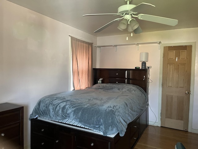 2256 S 15th Ave, North Riverside, IL 60546 - bedroom featuring wood finished floors and ceiling fan