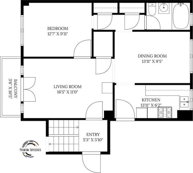 408 N Prairie St Unit 3, Champaign, IL 61820 - home floor plan