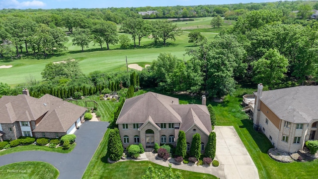 20825 Brookside Blvd, Olympia Fields, IL 60461 - aerial view of property and surrounding area with a golf club