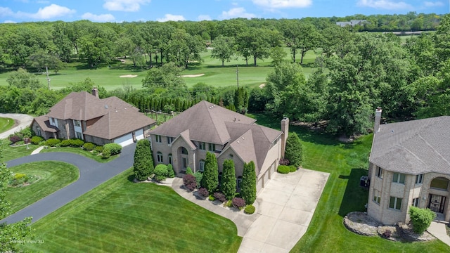 20825 Brookside Blvd, Olympia Fields, IL 60461 - aerial view of a tree filled landscape and a golf course