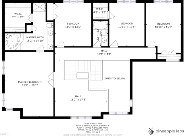 1224 Barclay Cir, Inverness, IL 60010 - room layout