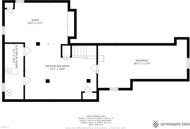 1224 Barclay Cir, Inverness, IL 60010 - floor plan / room layout