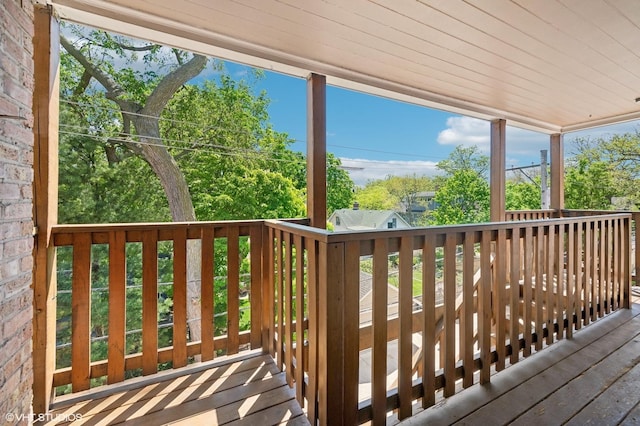 2222 Central St Unit 3, Evanston, IL 60201 - view of wooden deck