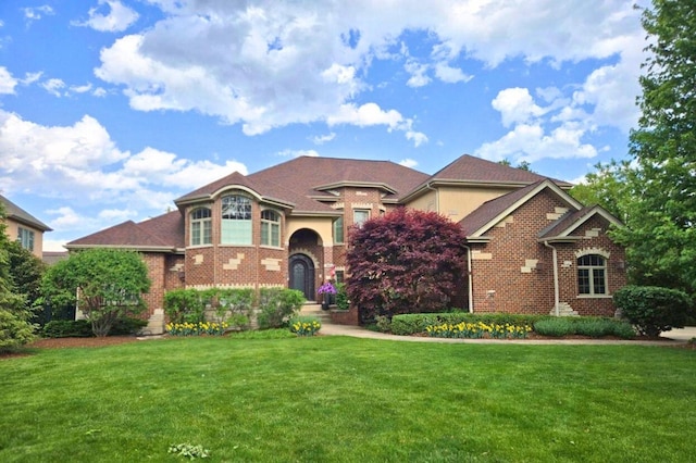 4111 Douglas Rd, Downers Grove, IL 60515 - view of front of property with a front lawn and brick siding