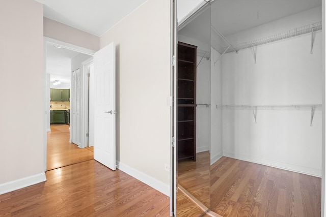 812 N River Rd Unit 3B, Mount Prospect, IL 60056 - walk in closet with light wood-style floors