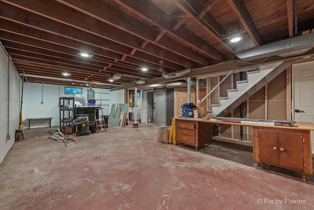 1315 W Galena Blvd, Aurora, IL 60506 - view of unfinished basement