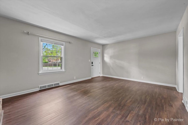 1315 W Galena Blvd, Aurora, IL 60506 - unfurnished room with dark wood-style flooring and baseboards