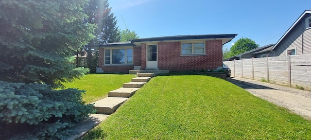 704 S Neltnor Blvd, West Chicago, IL 60185 - view of front of house with brick siding