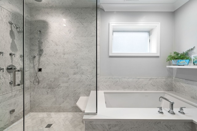 736 W Melrose St Unit 4W, Chicago, IL 60657 - full bathroom with a bath and tiled shower