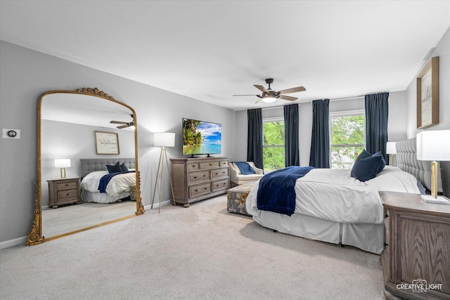 2255 University Dr, Naperville, IL 60565 - carpeted bedroom featuring baseboards and ceiling fan