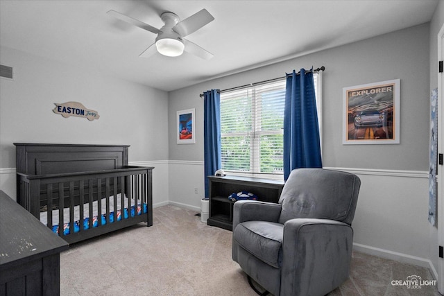 2255 University Dr, Naperville, IL 60565 - bedroom featuring carpet flooring, a ceiling fan, and baseboards