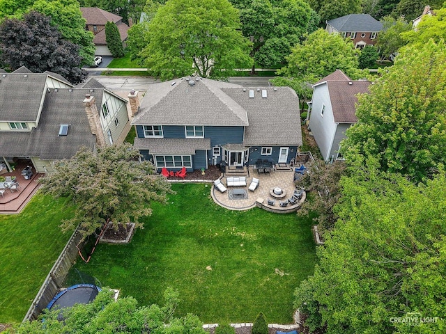 2255 University Dr, Naperville, IL 60565 - aerial perspective of suburban area
