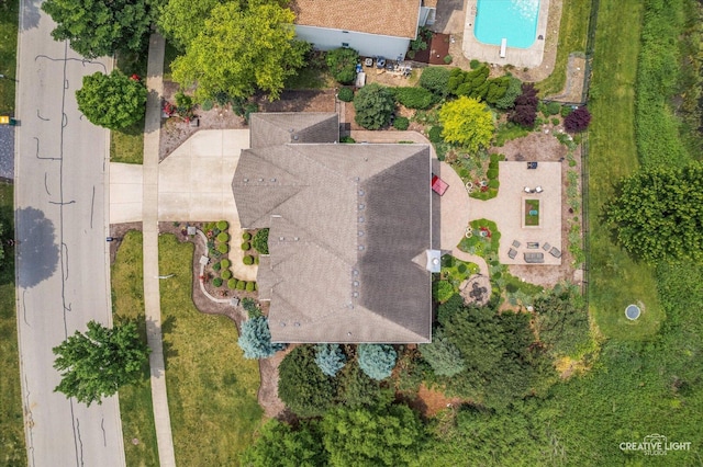 25700 Pastoral Dr, Plainfield, IL 60585 - aerial view of a pool