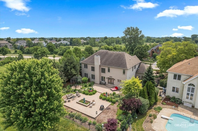 25700 Pastoral Dr, Plainfield, IL 60585 - aerial view of residential area with a tree filled landscape